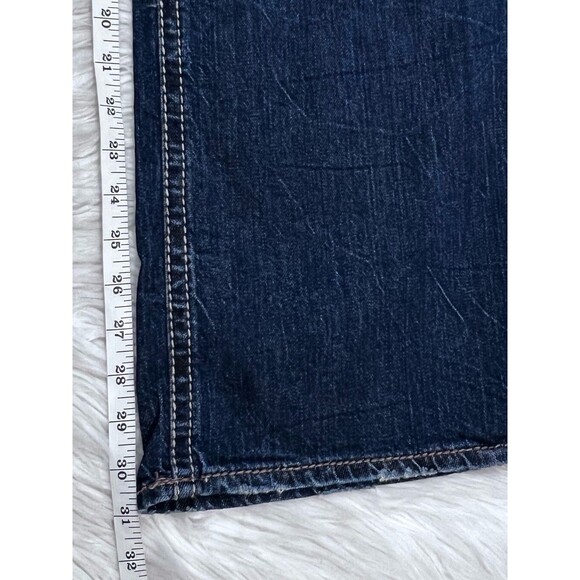 Silver Jeans Men’s Zac 38x32 (40x31) Dark Blue Denim Relaxed Bootcut Jeans - Picture 5 of 8